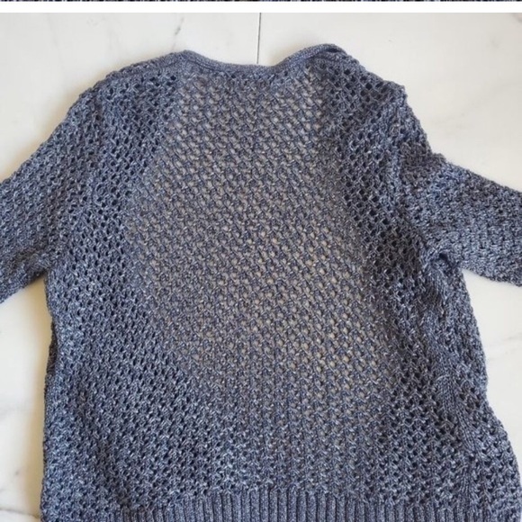 Sweater Dress Barn Loose Weave Open Cardigan - Picture 2 of 8